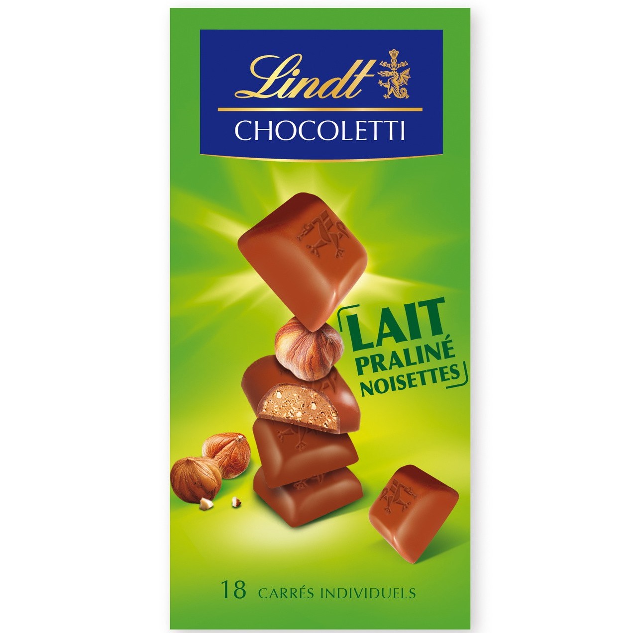 Chocolat Chocoletti praliné noisettes
